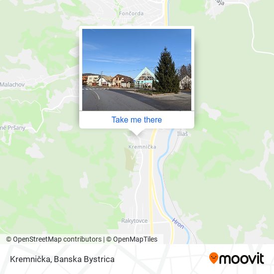 Kremnička map