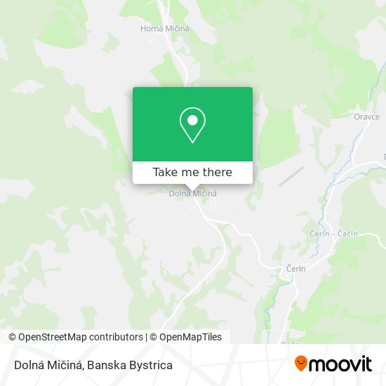 Dolná Mičiná map