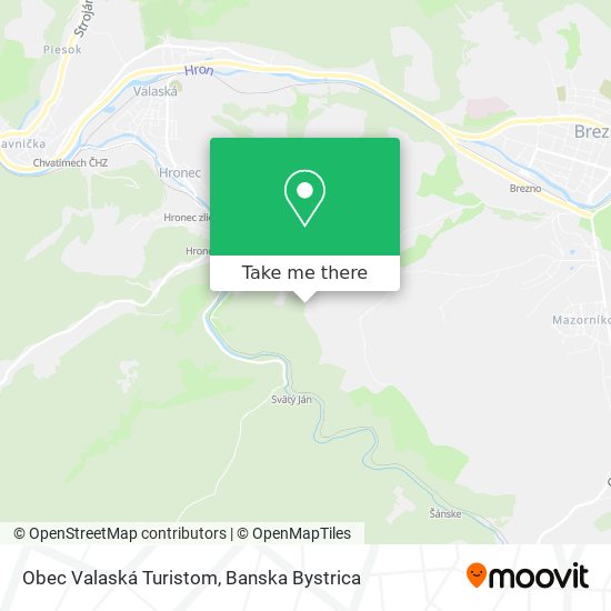 Obec Valaská Turistom map