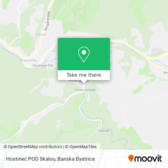 Hostinec POD Skalou map