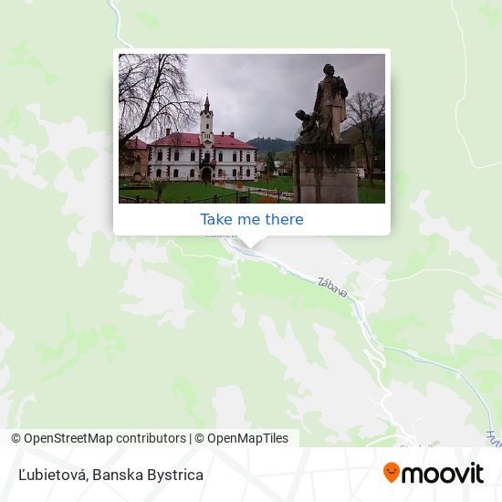 Ľubietová map