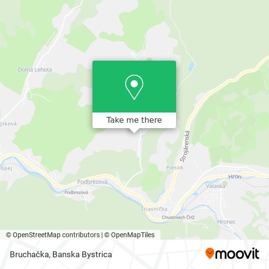 Bruchačka map