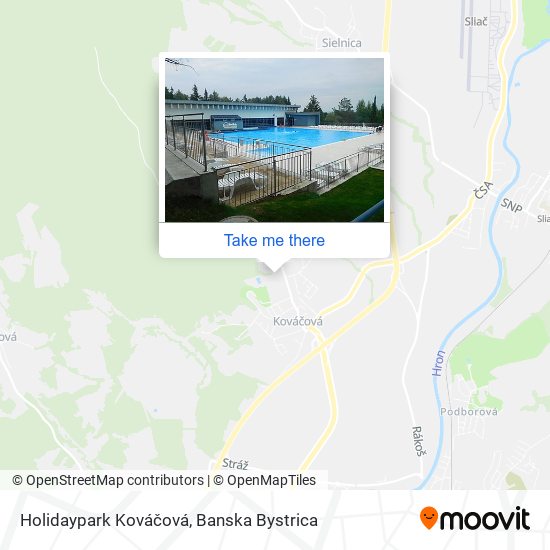 Holidaypark Kováčová map