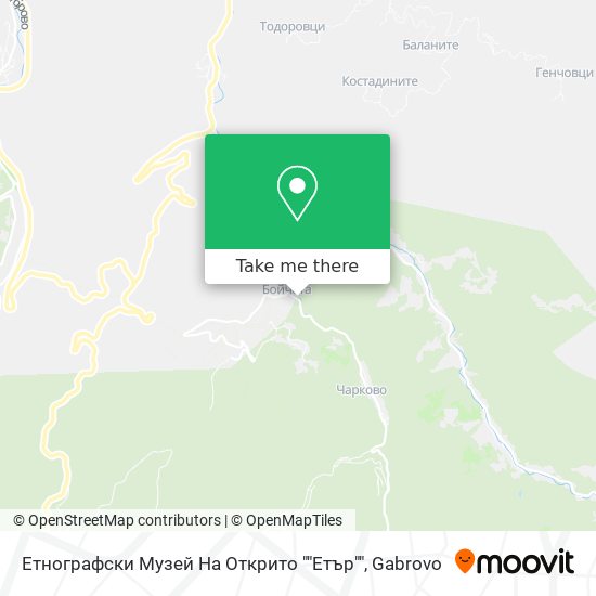 Етнографски Музей На Открито ""Етър"" map