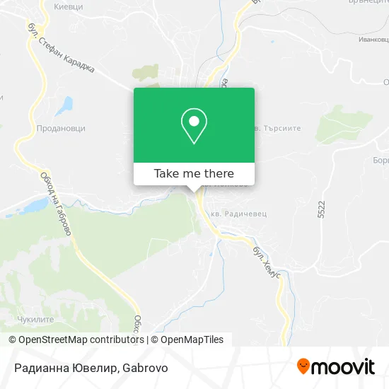 Карта Радианна Ювелир
