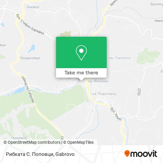 Рибката С. Поповци map