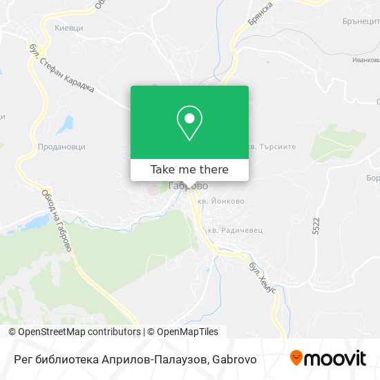 Рег библиотека Априлов-Палаузов map