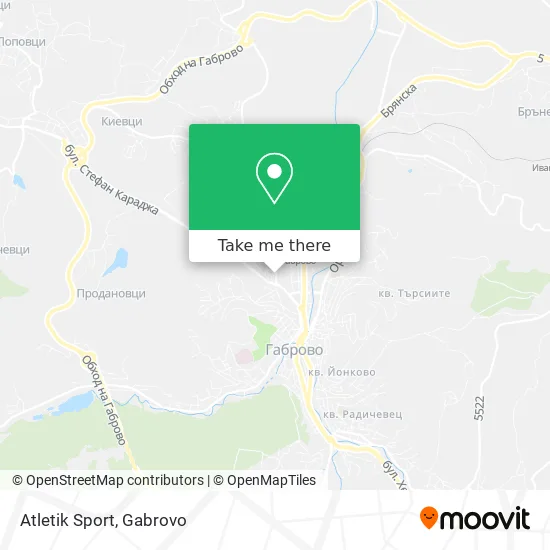 Карта Atletik Sport