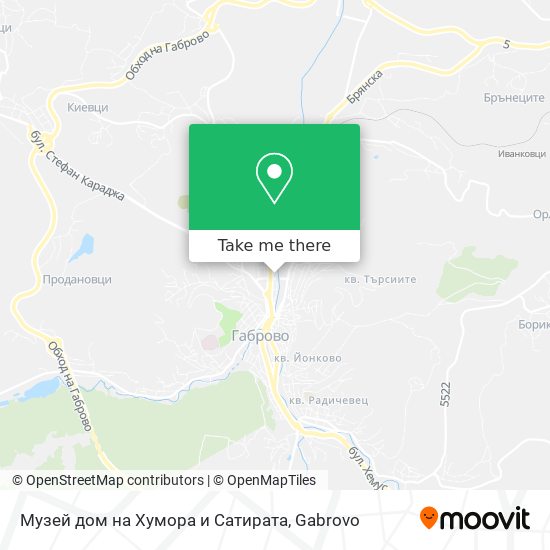 Музей дом на Хумора и Сатирата map