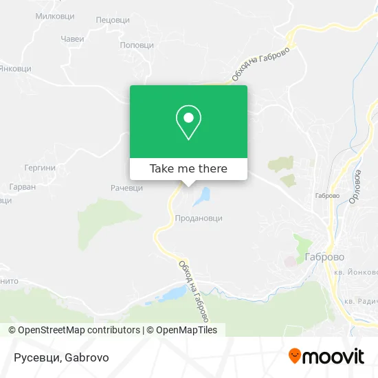 Карта Русевци