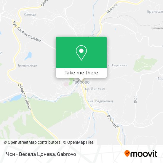 Чси - Весела Цонева map