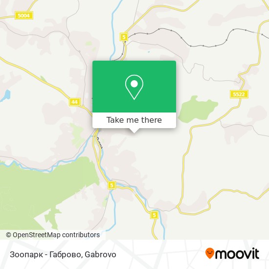 Зоопарк - Габрово map