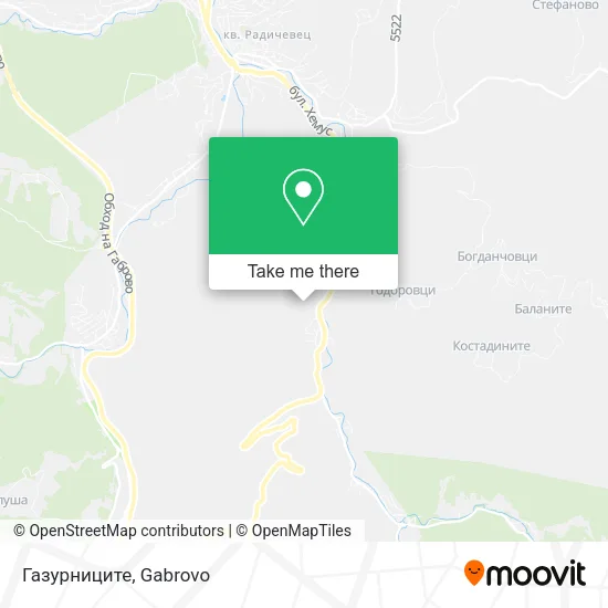 Карта Газурниците