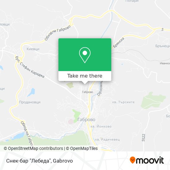 Снек-бар "Лебеда" map