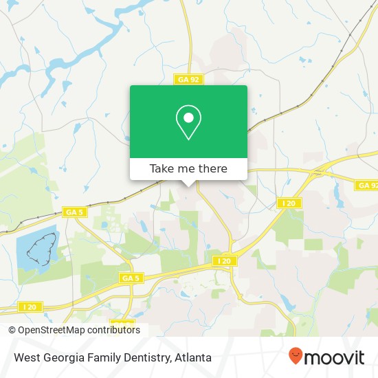 Mapa de West Georgia Family Dentistry