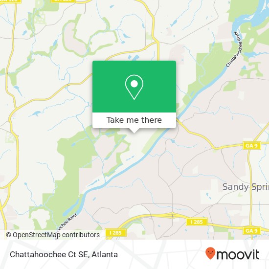 Chattahoochee Ct SE map
