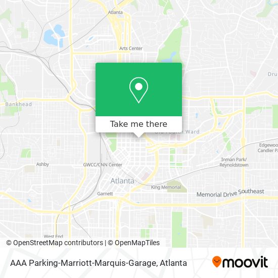 Mapa de AAA Parking-Marriott-Marquis-Garage