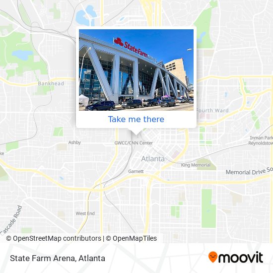 State Farm Arena map