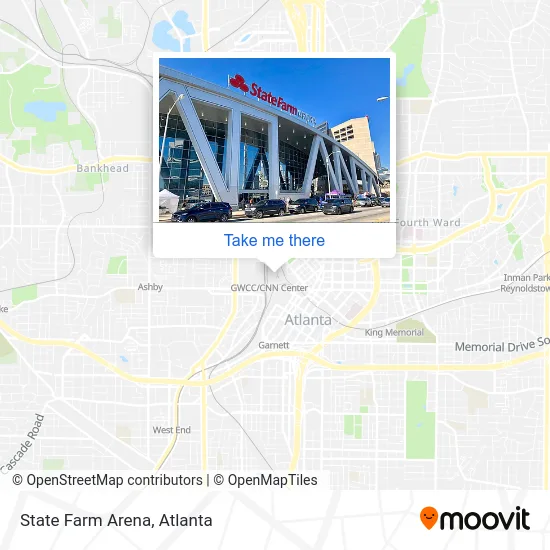 Mapa de State Farm Arena