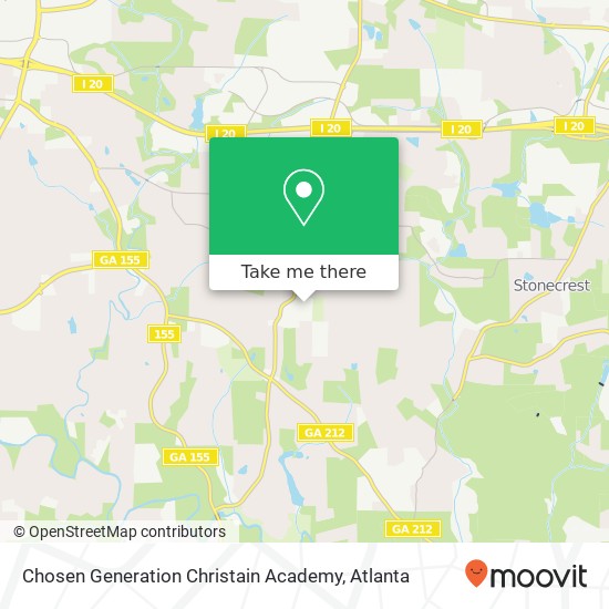 Mapa de Chosen Generation Christain Academy