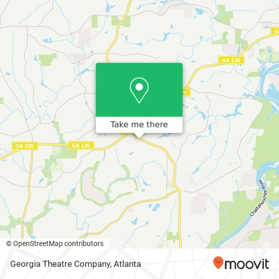 Georgia Theatre Company map