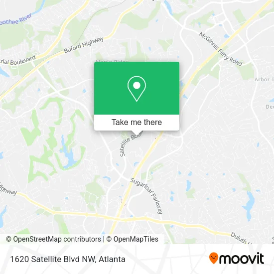 1620 Satellite Blvd NW map