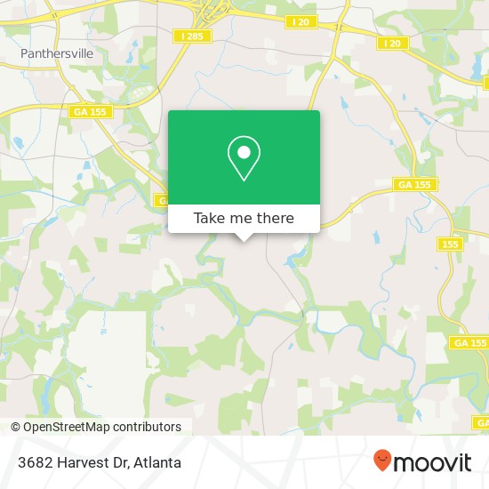 3682 Harvest Dr map