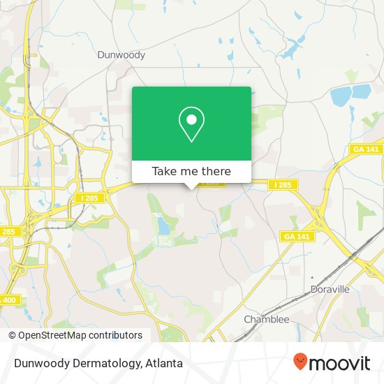 Dunwoody Dermatology map