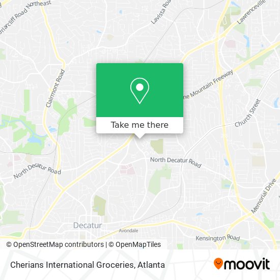 Cherians International Groceries map