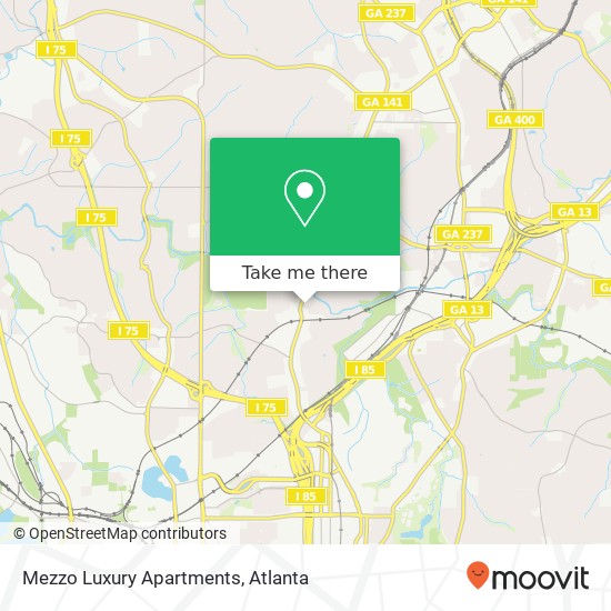 Mezzo Luxury Apartments map