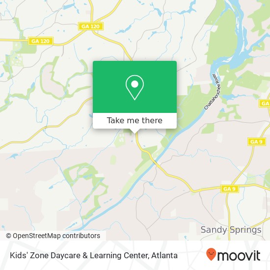 Mapa de Kids' Zone Daycare & Learning Center