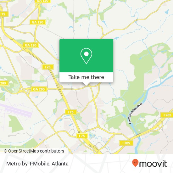 Mapa de Metro by T-Mobile