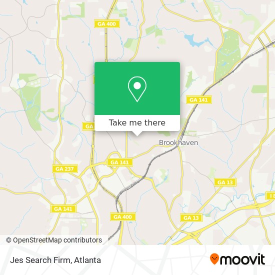 Jes Search Firm map