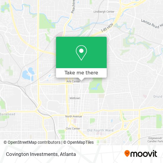 Covington Investments map