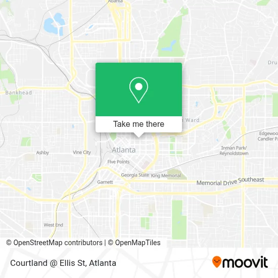Courtland @ Ellis St map