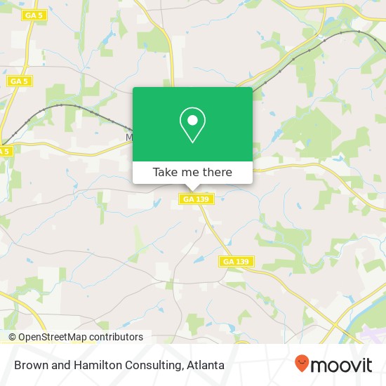 Mapa de Brown and Hamilton Consulting