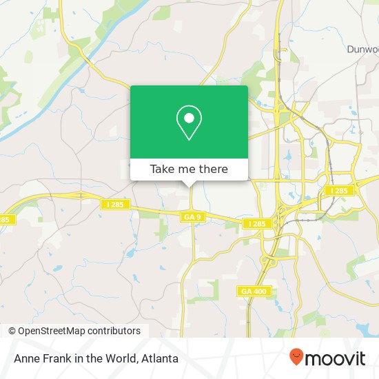 Anne Frank in the World map
