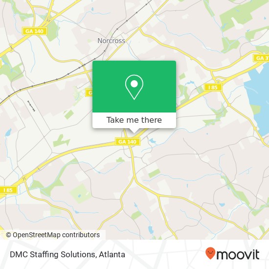 Mapa de DMC Staffing Solutions