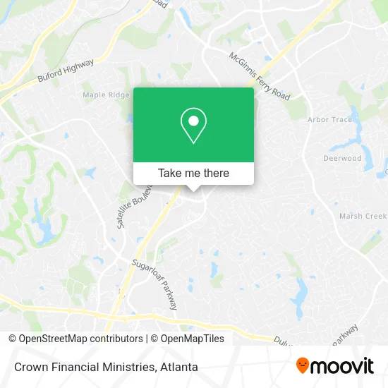 Crown Financial Ministries map