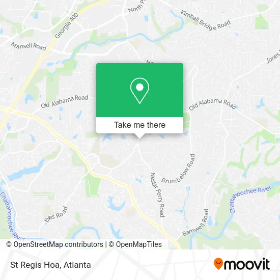 St Regis Hoa map