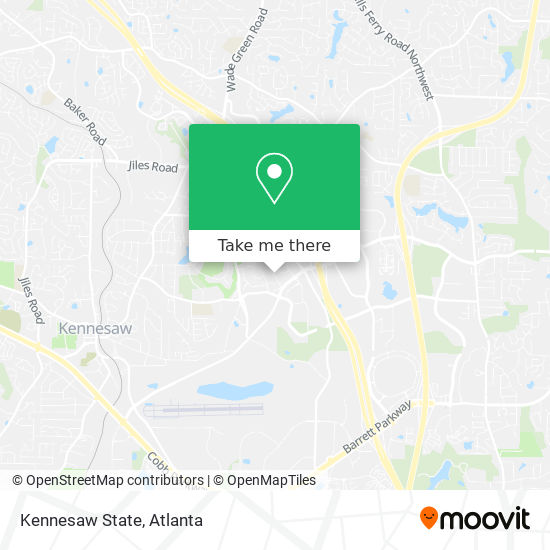 Kennesaw State map
