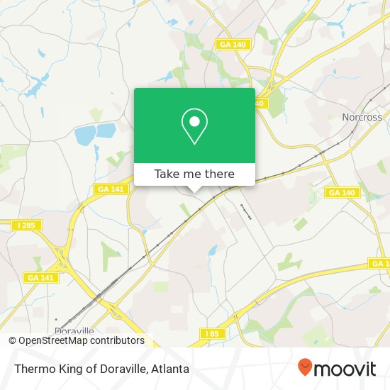 Mapa de Thermo King of Doraville