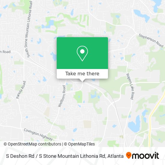 S Deshon Rd / S Stone Mountain Lithonia Rd map