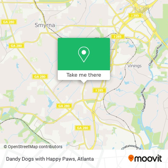 Mapa de Dandy Dogs with Happy Paws