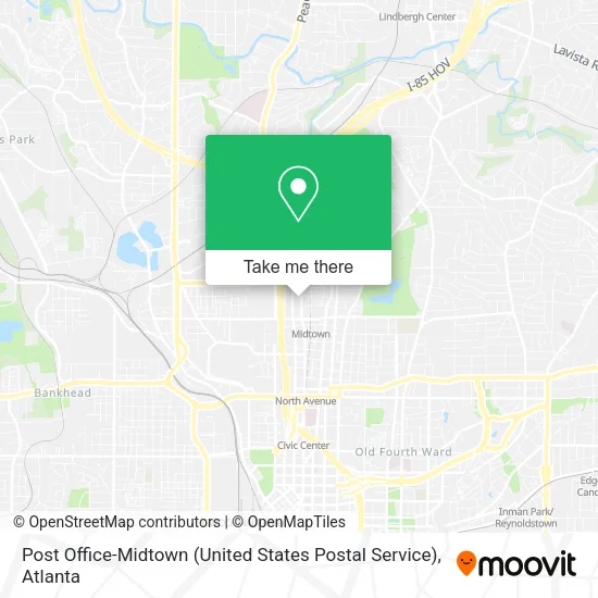 Mapa de Post Office-Midtown (United States Postal Service)