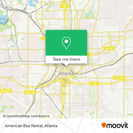 Mapa de American Bus Rental