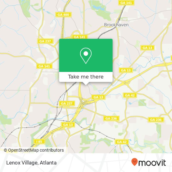 Lenox Village map