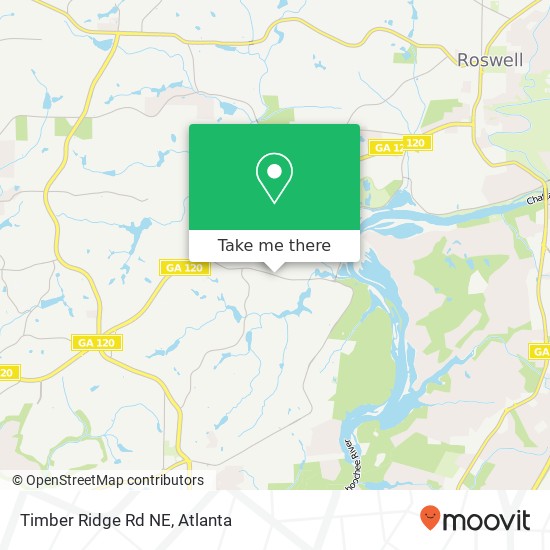 Timber Ridge Rd NE map