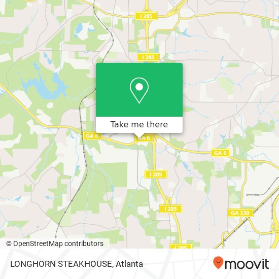 LONGHORN STEAKHOUSE map