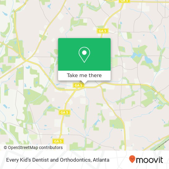 Every Kid's Dentist and Orthodontics map